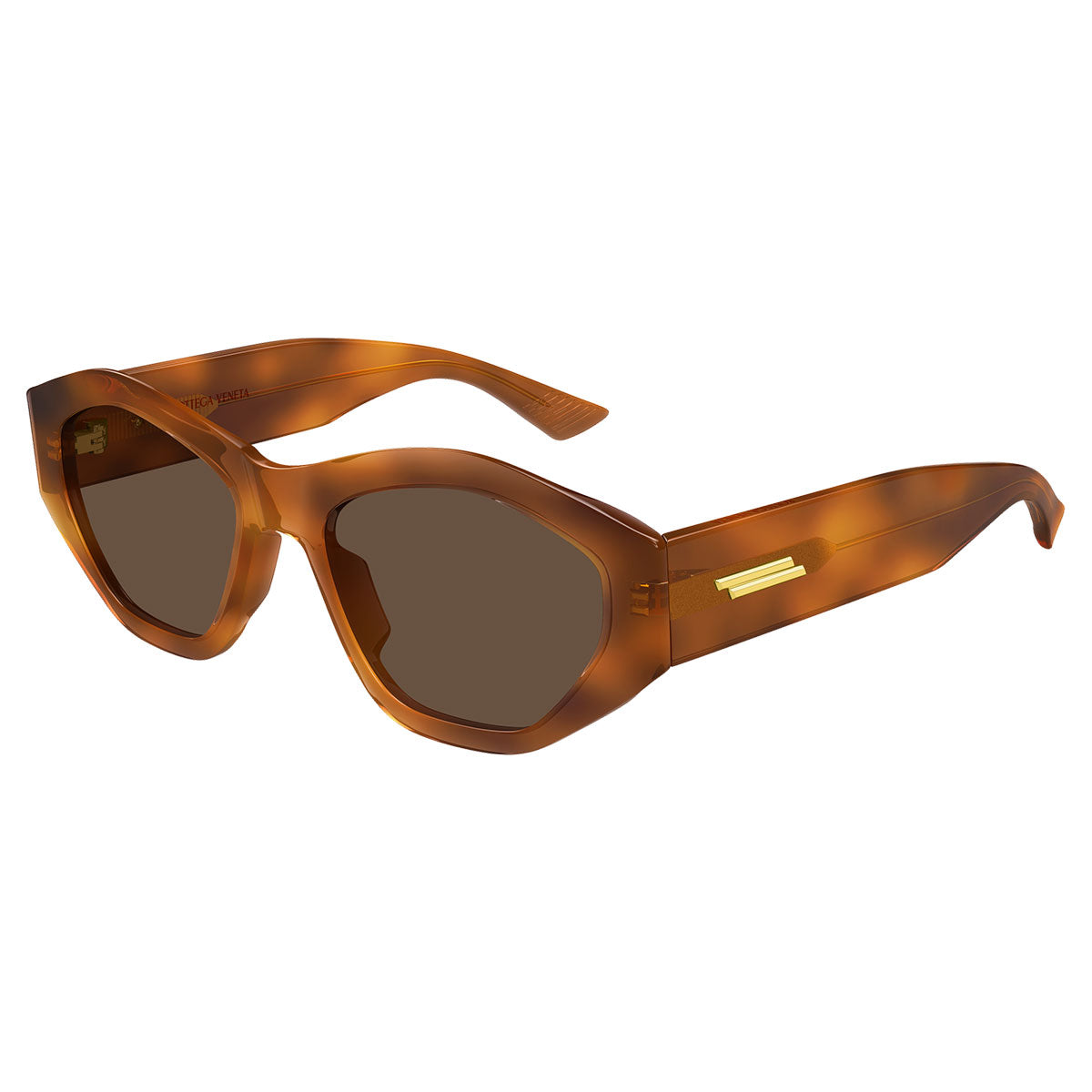 Bottega Veneta Occhiali da Sole BV1408S 002 Marrone/Marrone Donna
