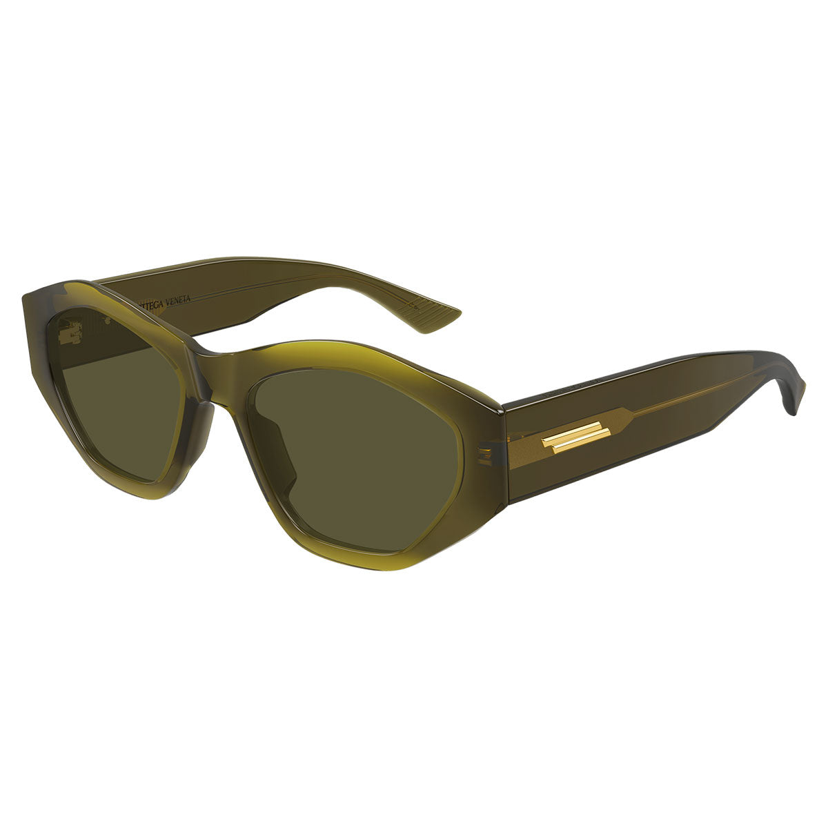 Bottega Veneta Occhiali da Sole BV1408S 003 Verde/Verde Donna