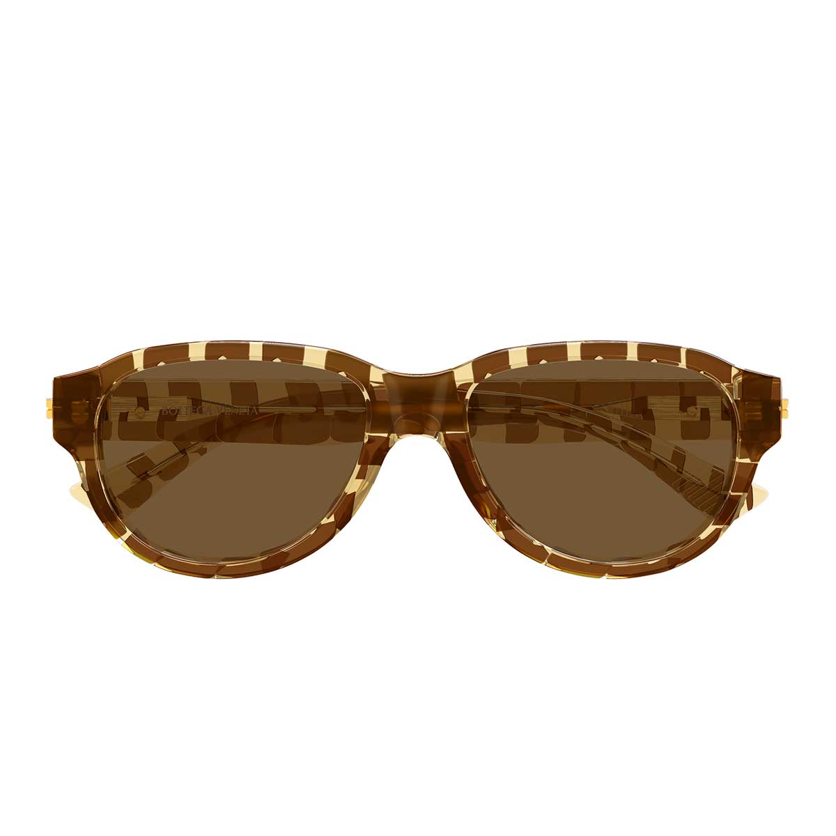 Bottega Veneta Occhiali da Sole BV1410S 004 Marrone/Marrone Uomo