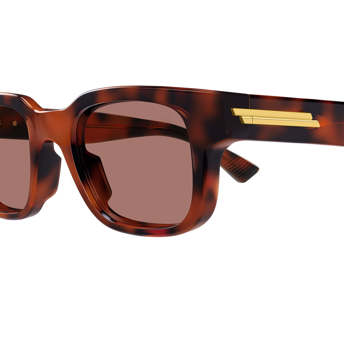 Bottega Veneta Occhiali da Sole BV1411S 002 Marrone/Rosso Uomo