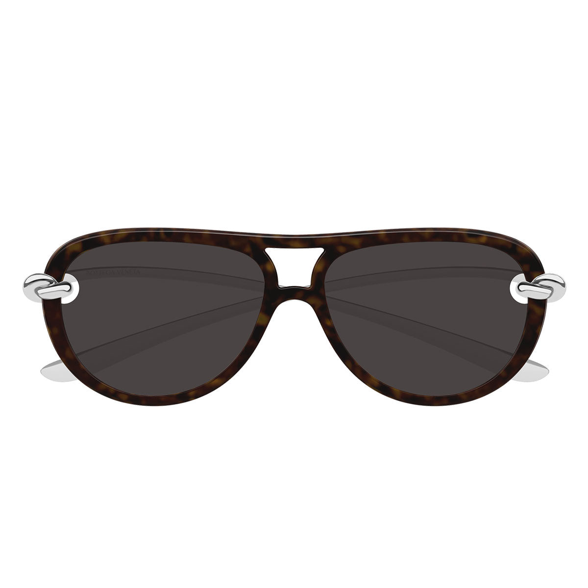 Bottega Veneta Occhiali da Sole BV1418S 002 Argento/Marrone Donna