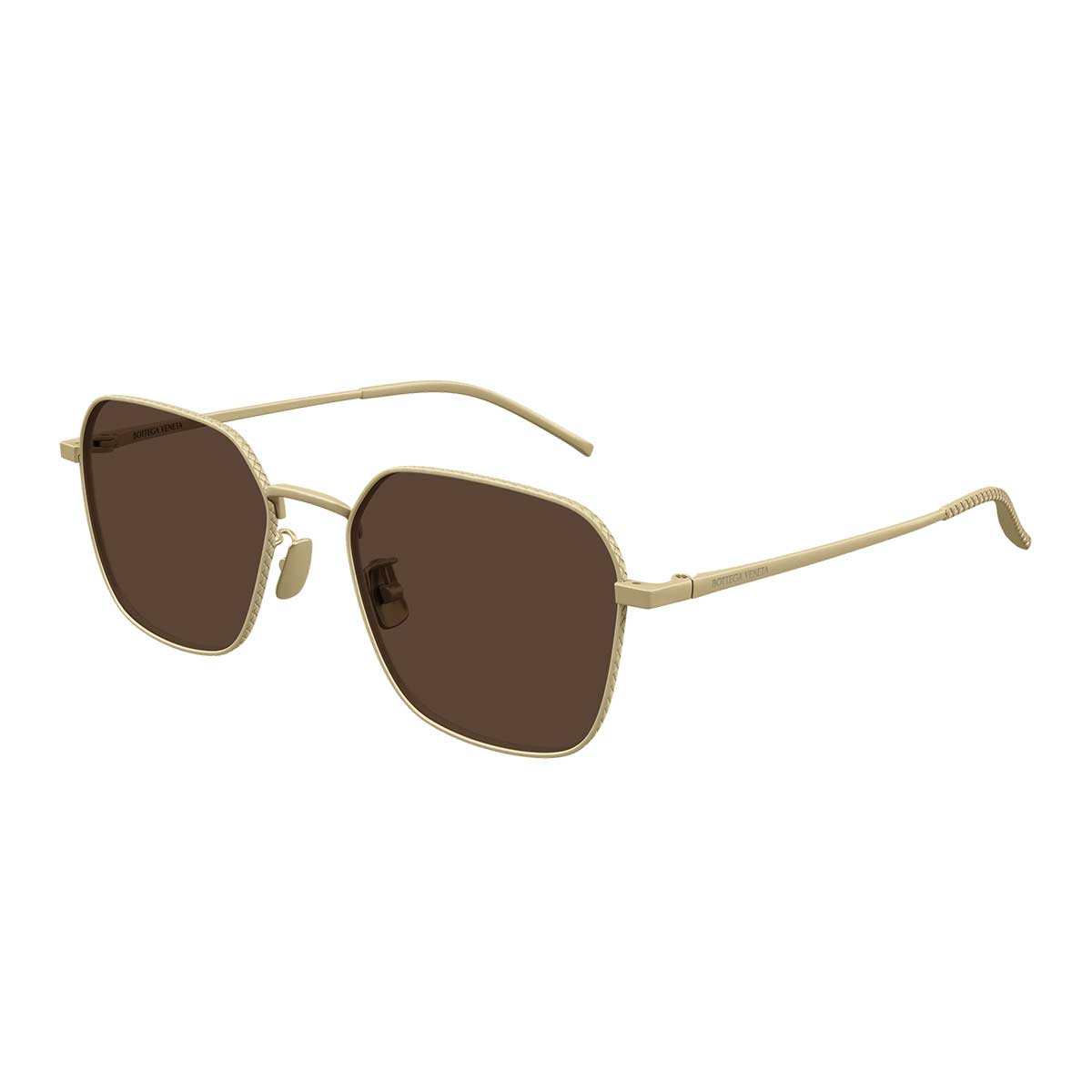 Bottega Veneta Occhiali da Sole BV1422SA 001 Bronzo/Marrone Unisex 2