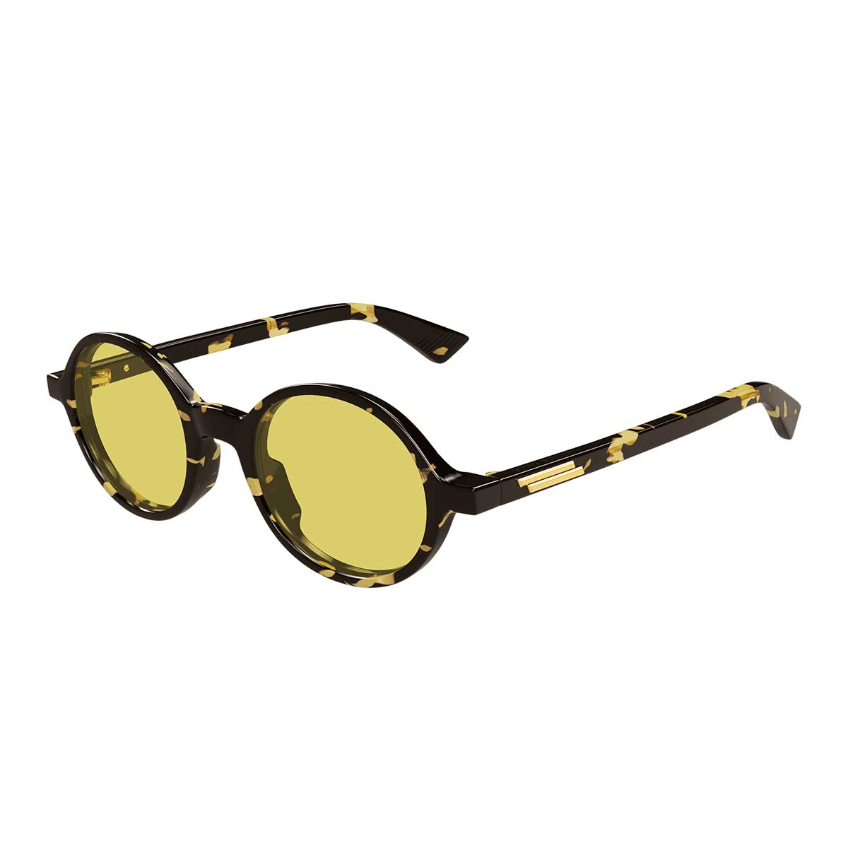 Bottega Veneta Occhiali da Sole BV1430S 002 Marrone/Giallo Unisex 2
