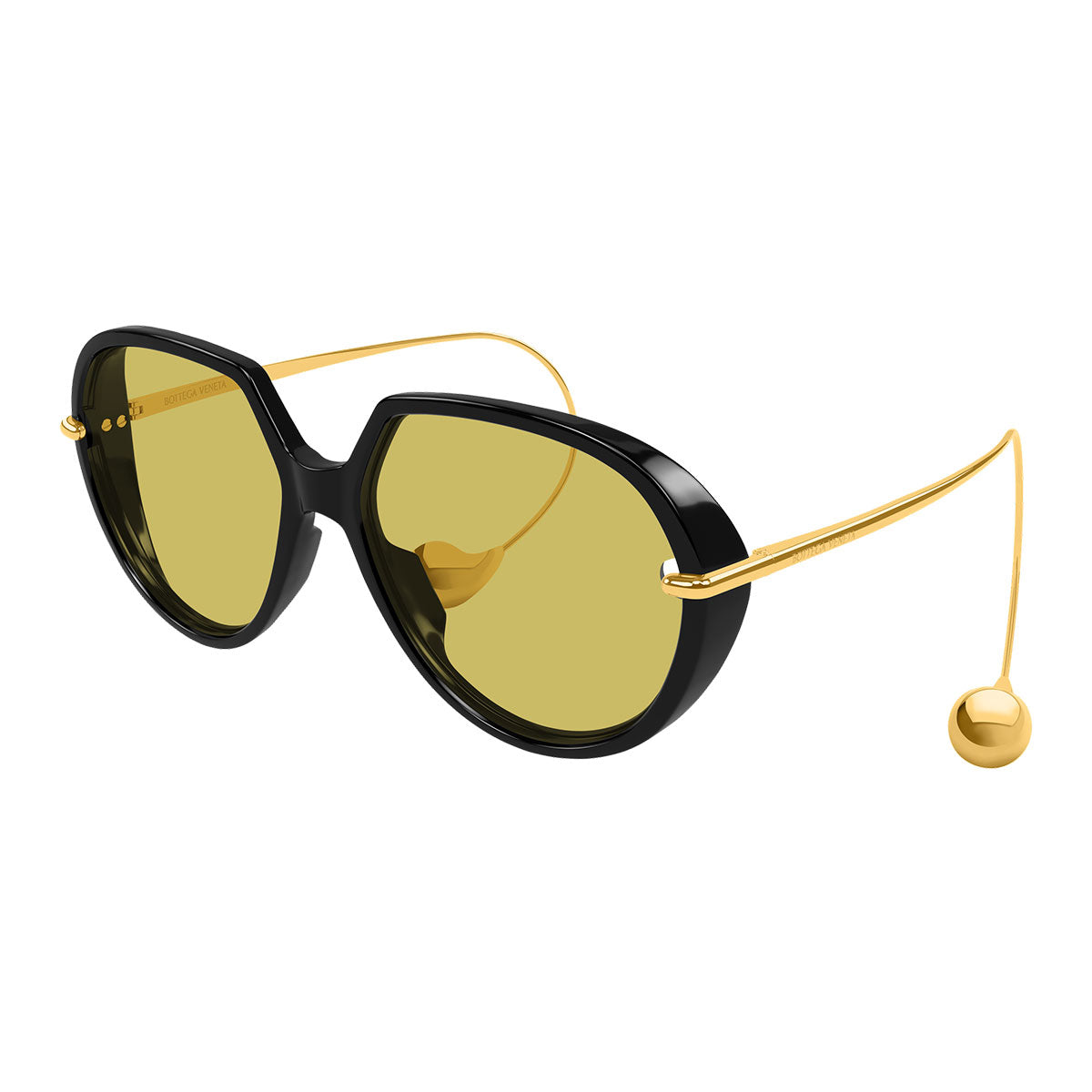 Bottega Veneta Occhiali da Sole BV1436S 001 Oro/Giallo Unisex