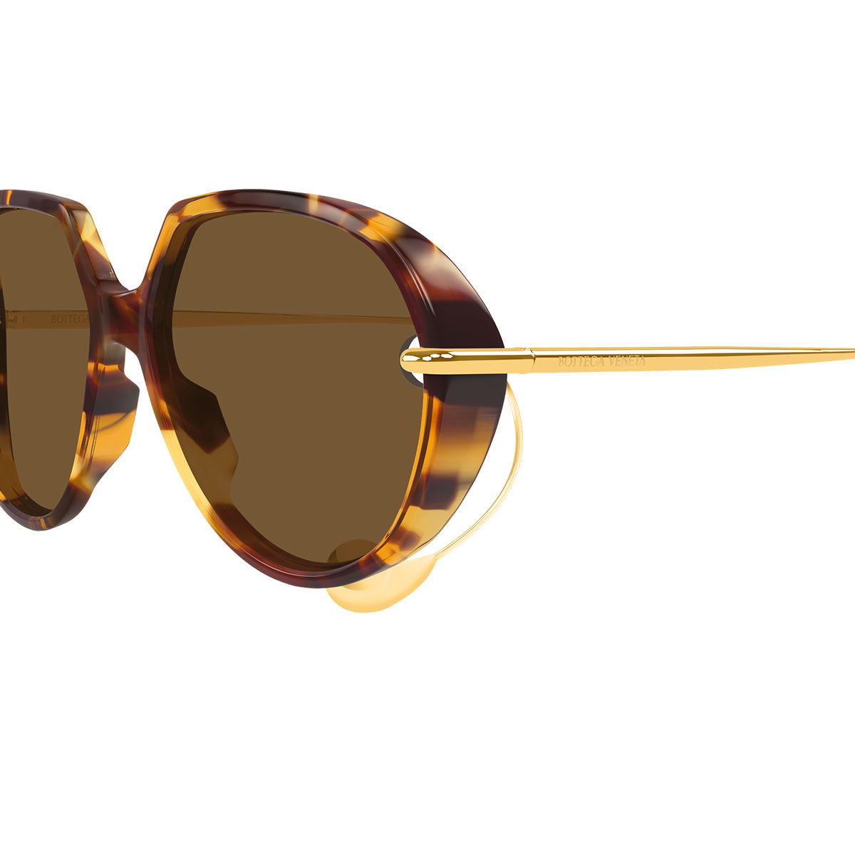 Bottega Veneta Occhiali da Sole BV1436S 002 Marrone/Marrone Unisex