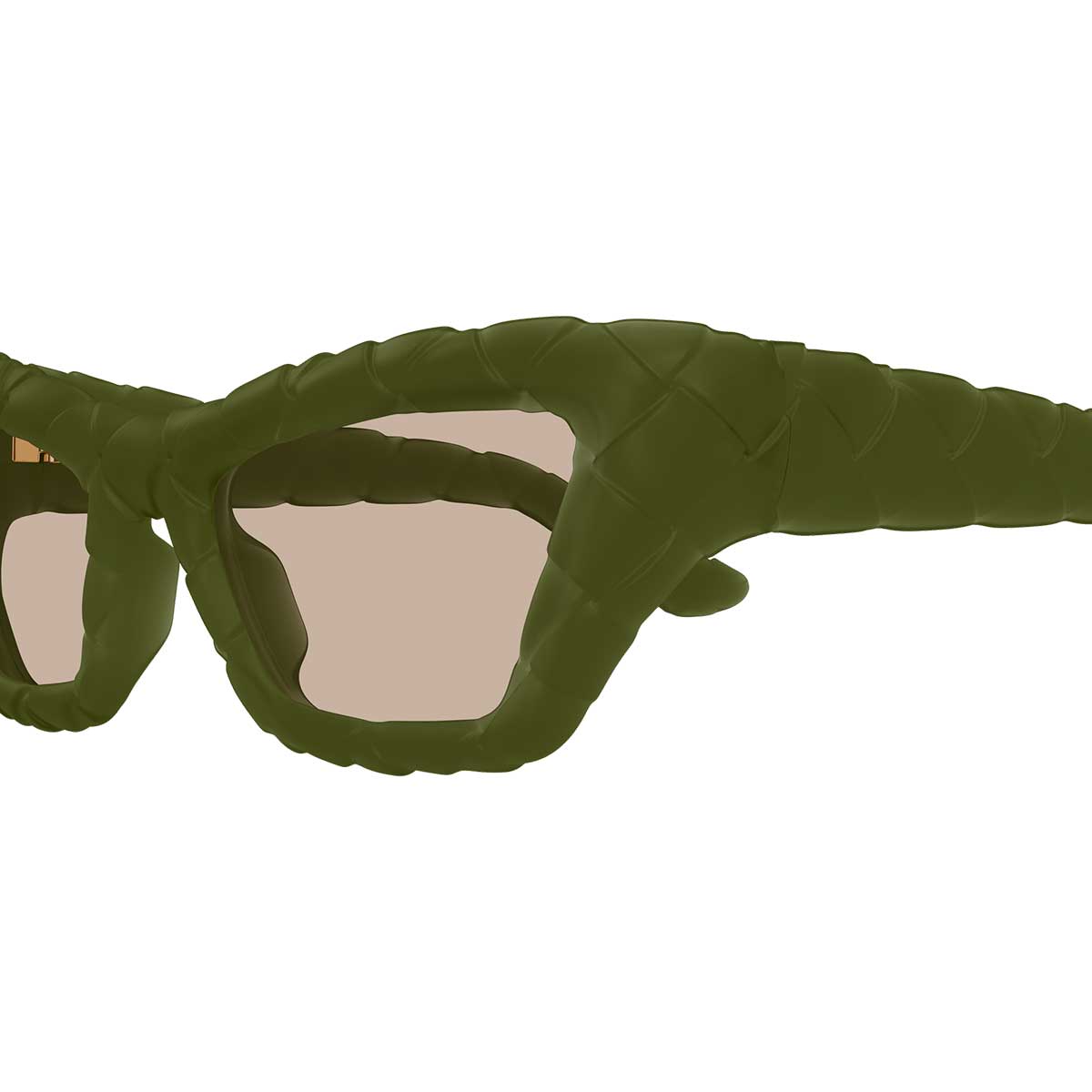 Bottega Veneta Occhiali da Sole BV1438S 003 Verde/Grigio Donna 3