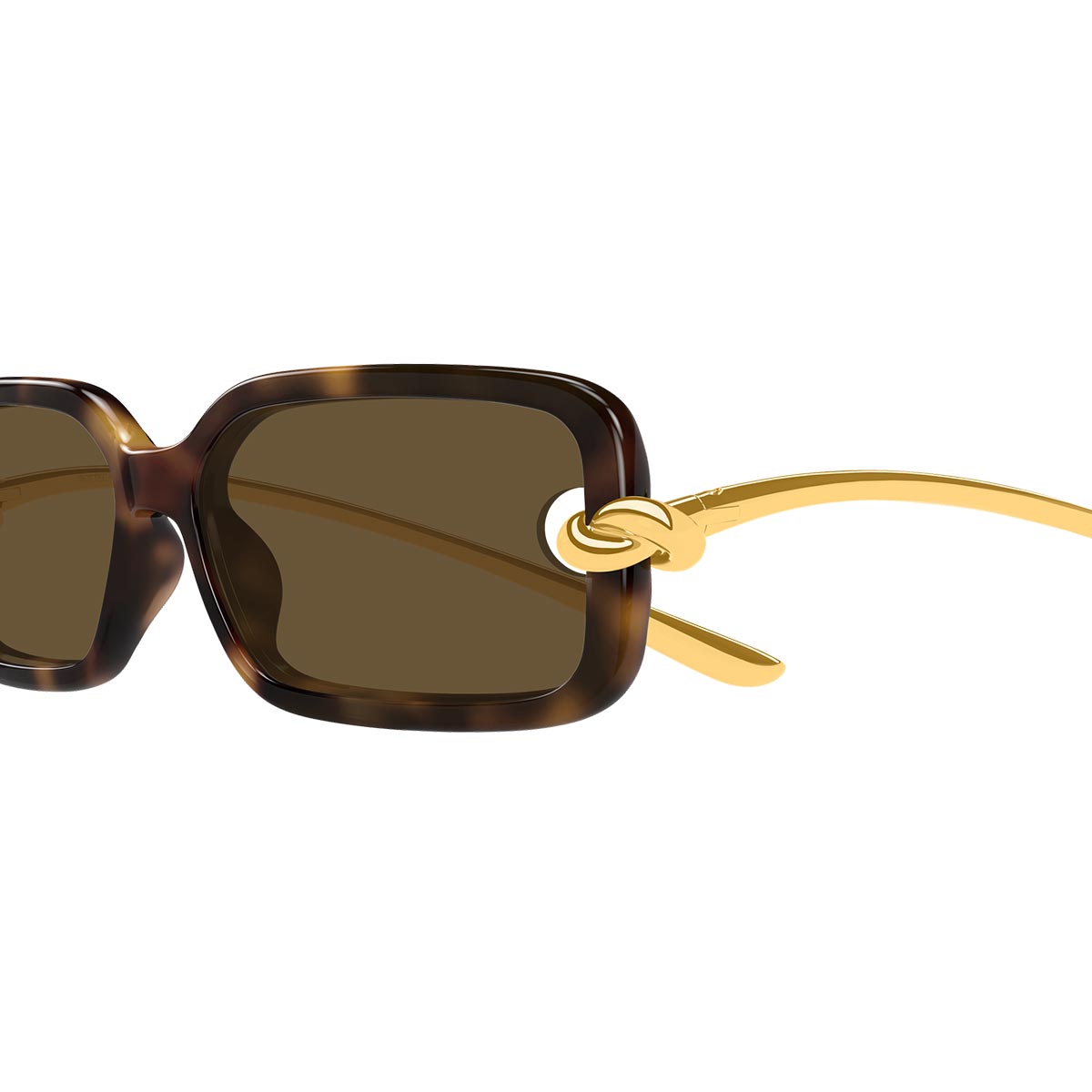 Bottega Veneta Occhiali da Sole BV1439S 002 Oro Marrone/Marrone Donna