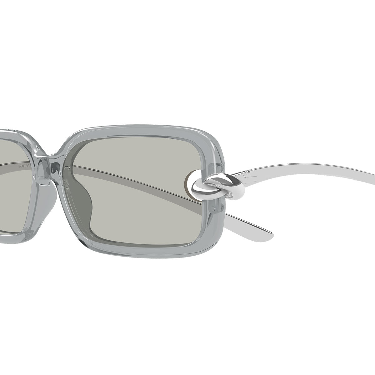 Bottega Veneta Occhiali da Sole BV1439S 004 Argento/Grigio Donna