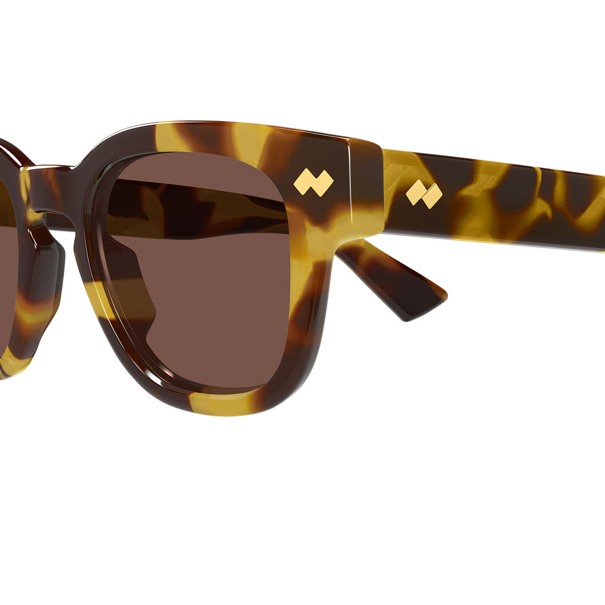 Bottega Veneta Occhiali da Sole BV1441S 002 Marrone/Marrone Unisex
