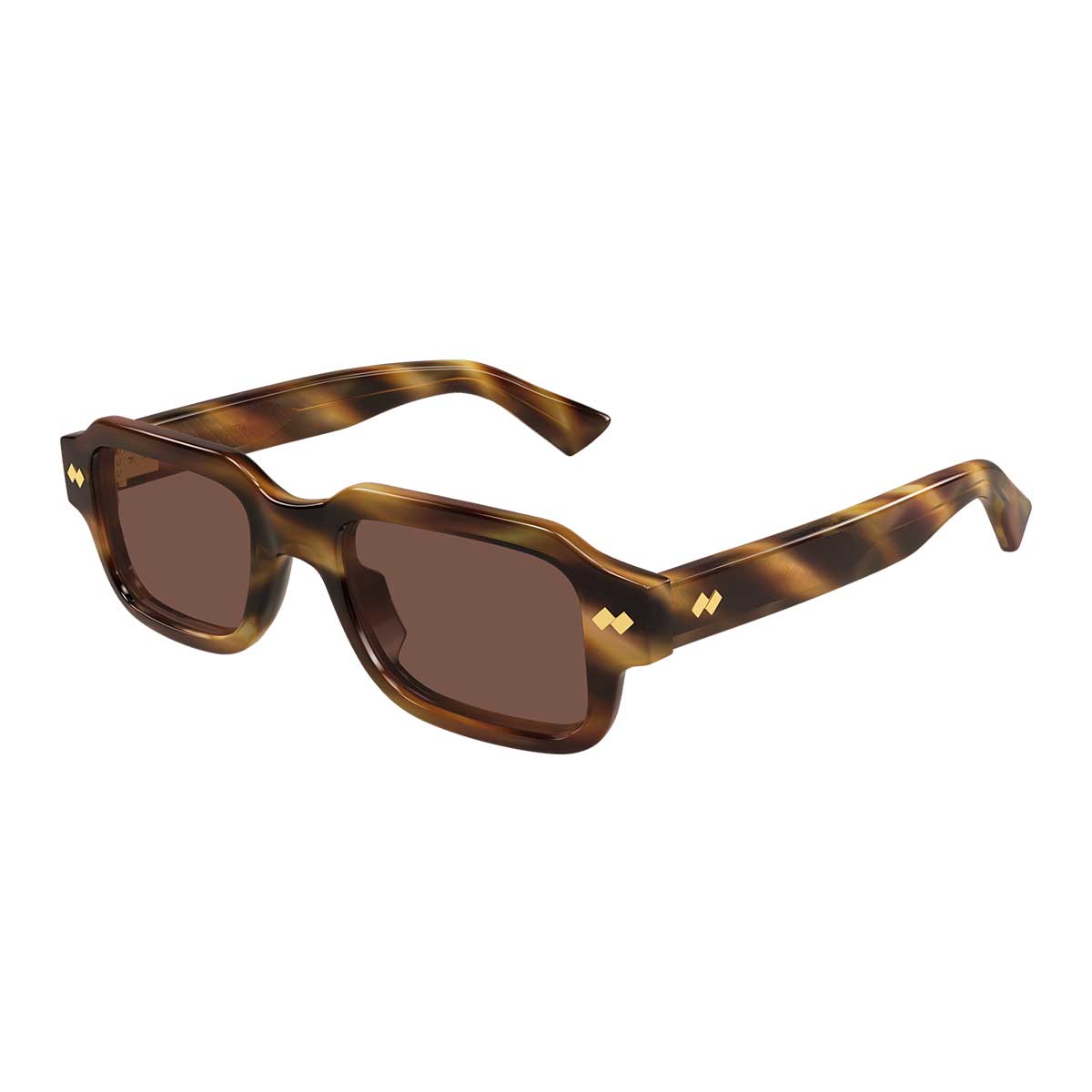 Bottega Veneta Occhiali da Sole BV1442S 002 Marrone/Marrone Uomo 2