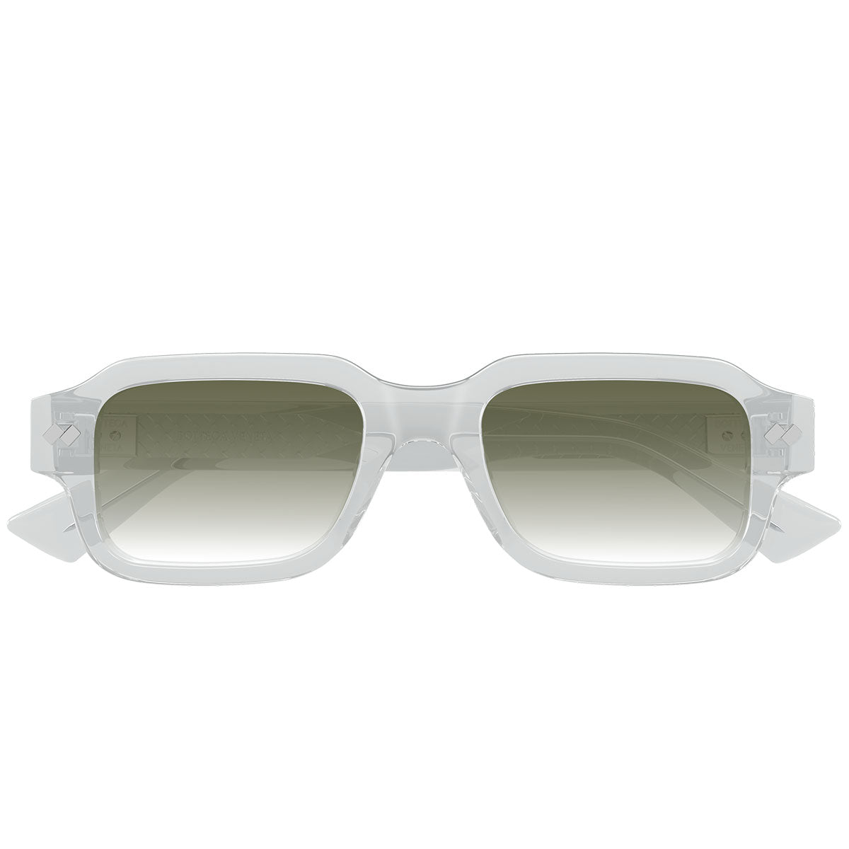 Bottega Veneta Occhiali da Sole BV1442S 003 Grigio/Verde Uomo