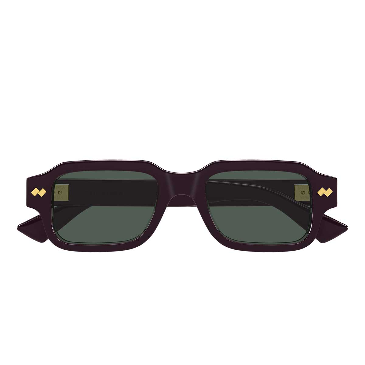 Bottega Veneta Occhiali da Sole BV1442S 004 Viola/Verde Uomo