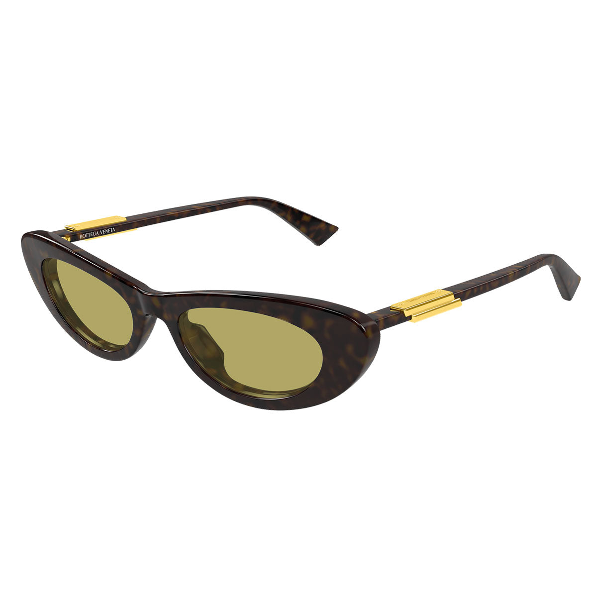Bottega Veneta Occhiali da Sole BV1447S 002 Marrone/Giallo Donna
