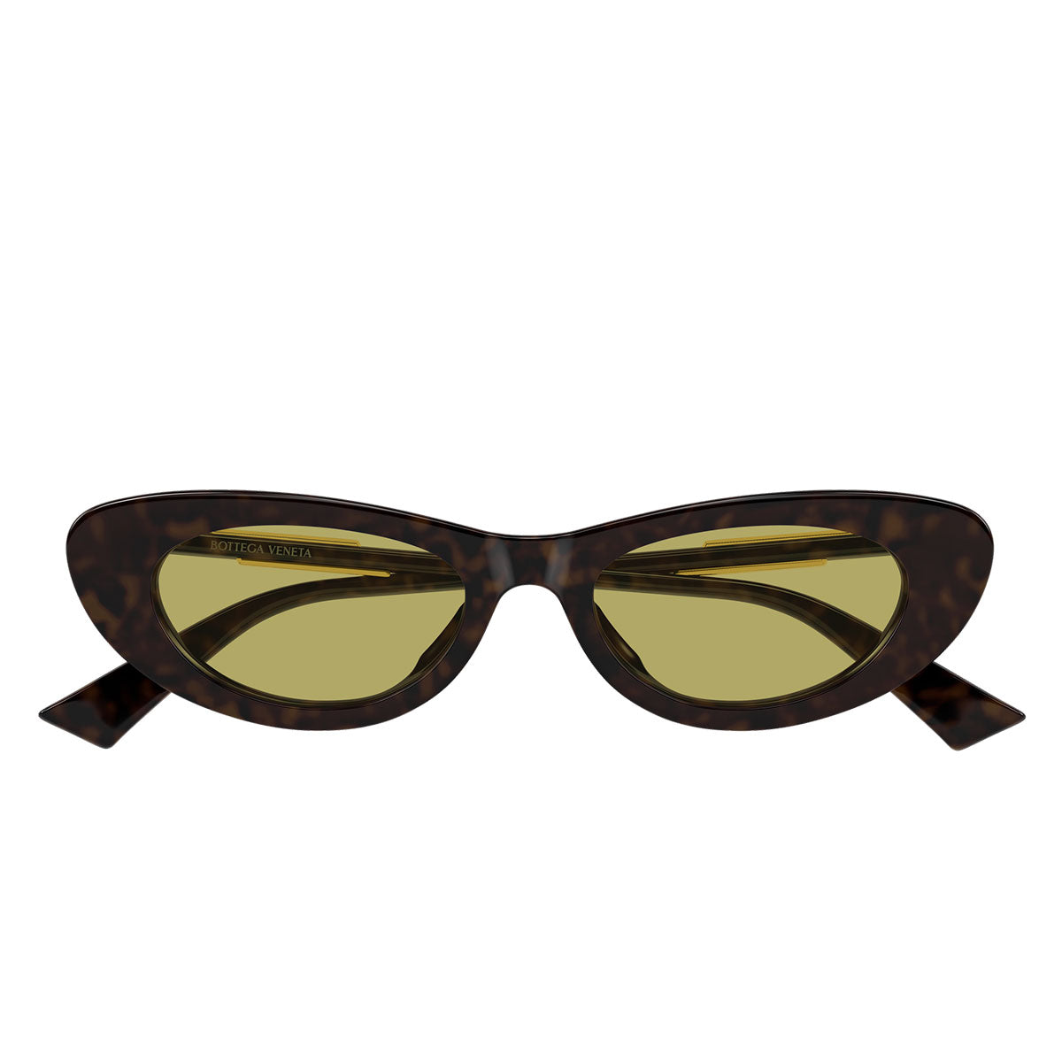 Bottega Veneta Occhiali da Sole BV1447S 002 Marrone/Giallo Donna