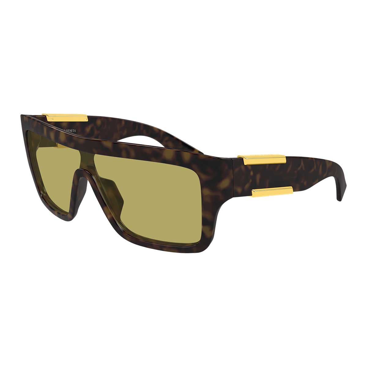 Bottega Veneta Occhiali da Sole BV1451S 002 Marrone/Giallo Unisex 2