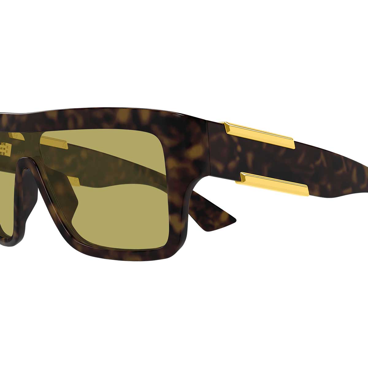 Bottega Veneta Occhiali da Sole BV1451S 002 Marrone/Giallo Unisex 3