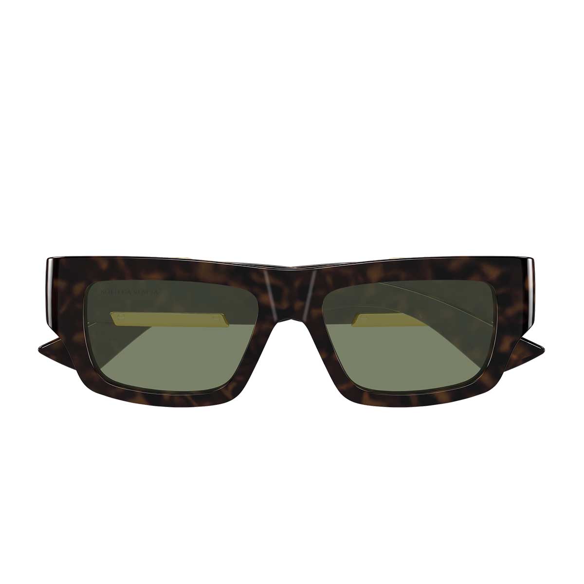 Bottega Veneta Occhiali da Sole BV1452S 002 Marrone/Verde Unisex