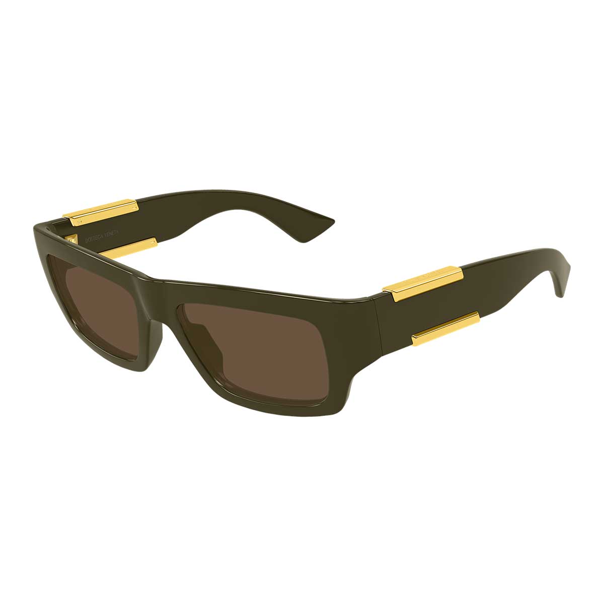 Bottega Veneta Occhiali da Sole BV1452S 003 Verde/Marrone Unisex 2