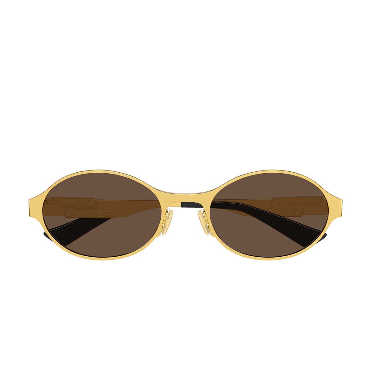 Bottega Veneta Occhiali da Sole BV1456S 001 Oro/Marrone Unisex