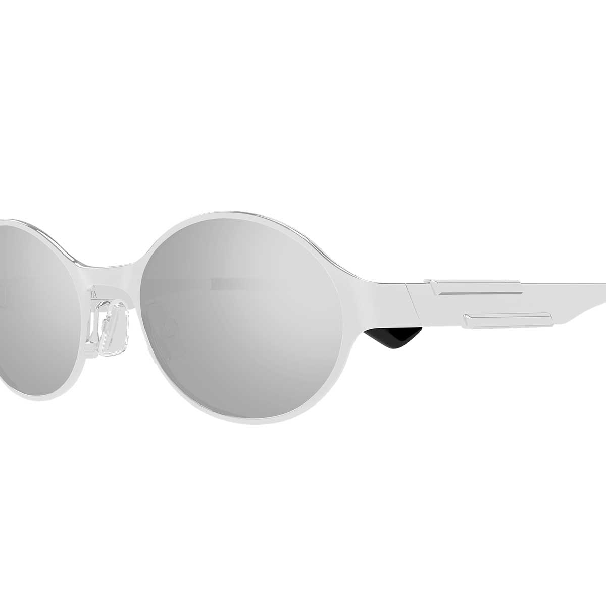 Bottega Veneta Occhiali da Sole BV1456S 003 Argento/Argento Unisex 3