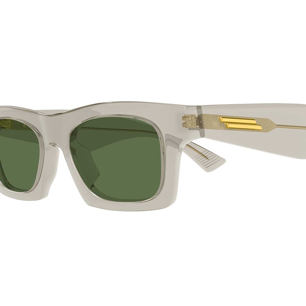 Bottega Veneta Occhiali da Sole BV1457S 004 Beige/Verde Unisex 3