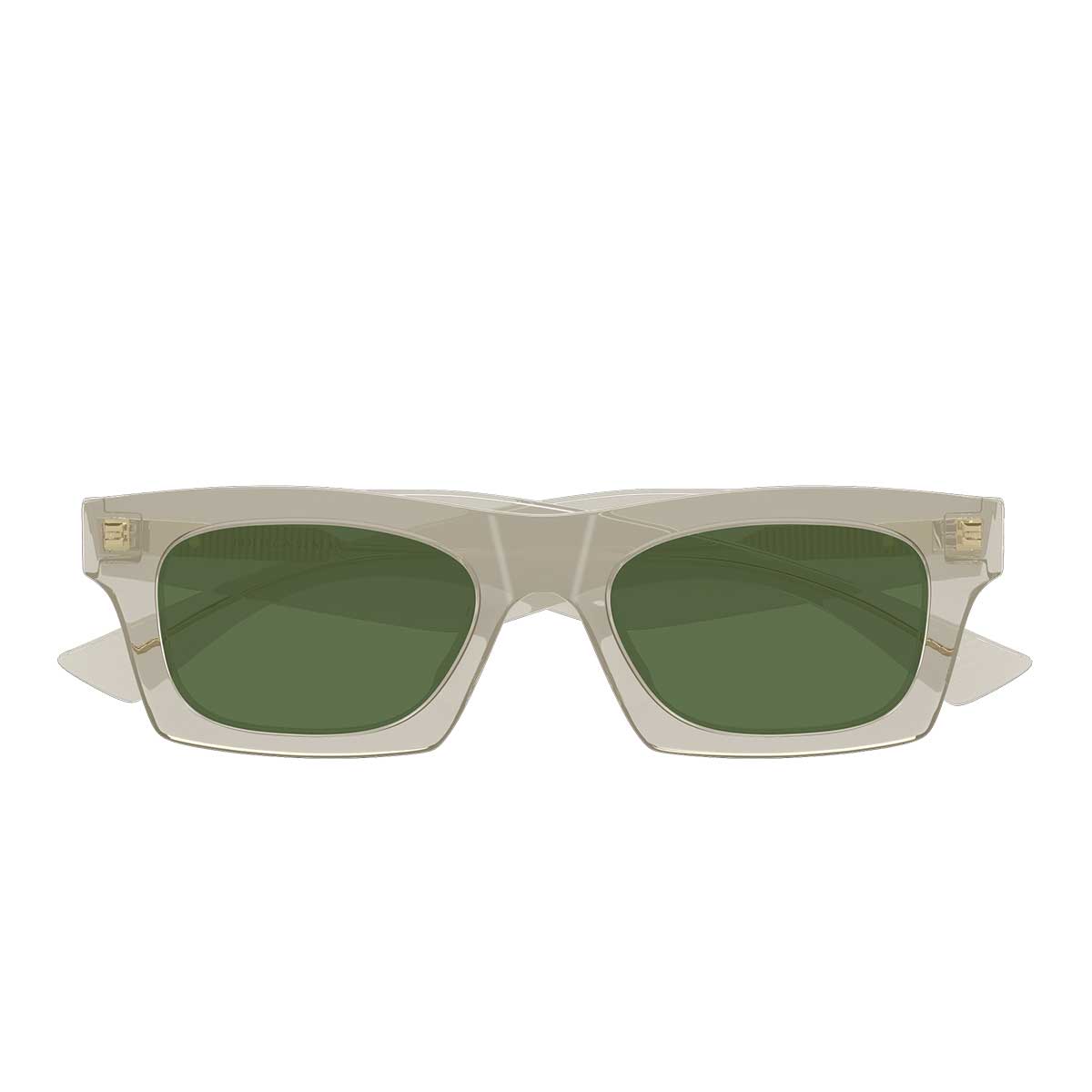 Bottega Veneta Occhiali da Sole BV1457S 004 Beige/Verde Unisex