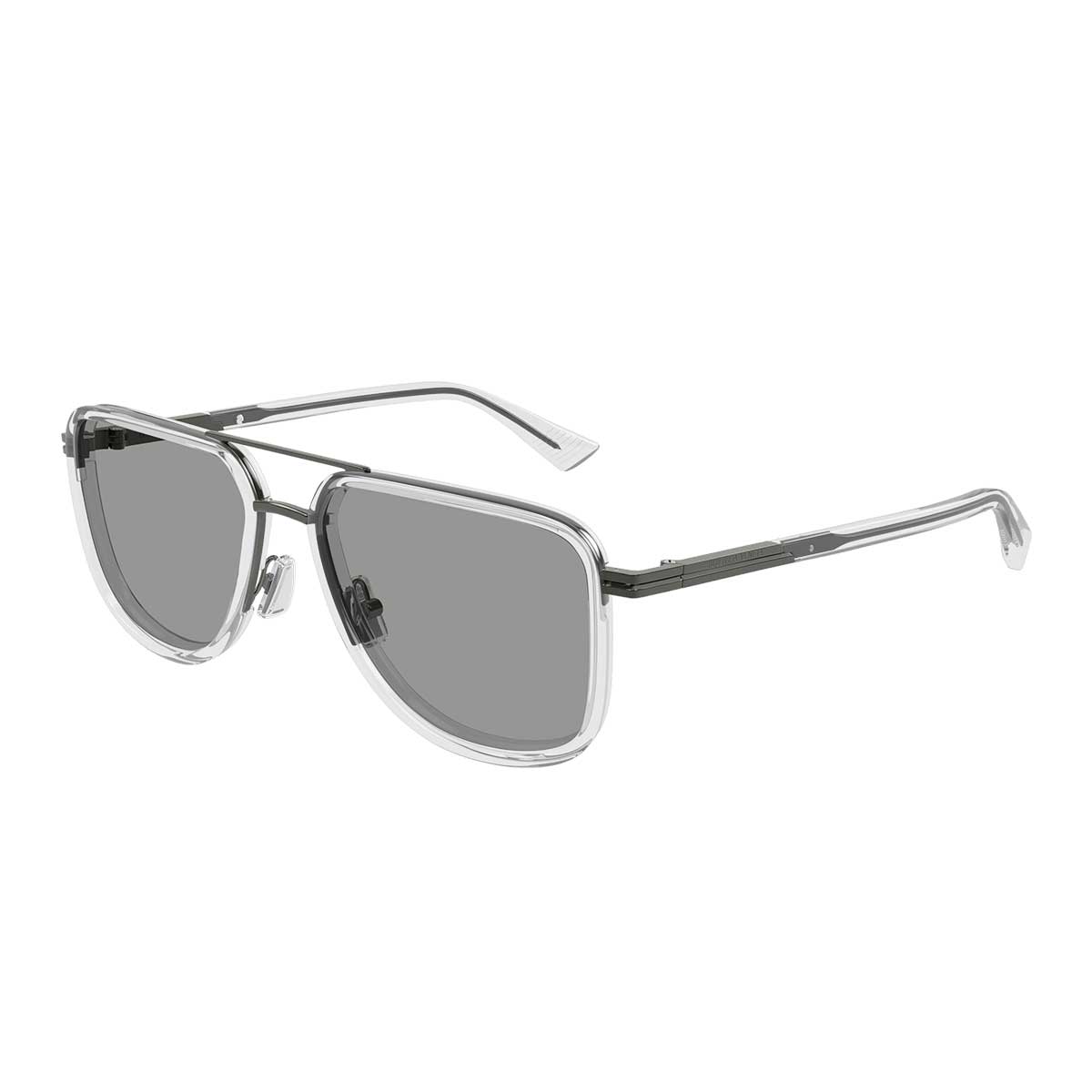 Bottega Veneta Occhiali da Sole BV1463S 004 Rutenio/Grigio Uomo 2