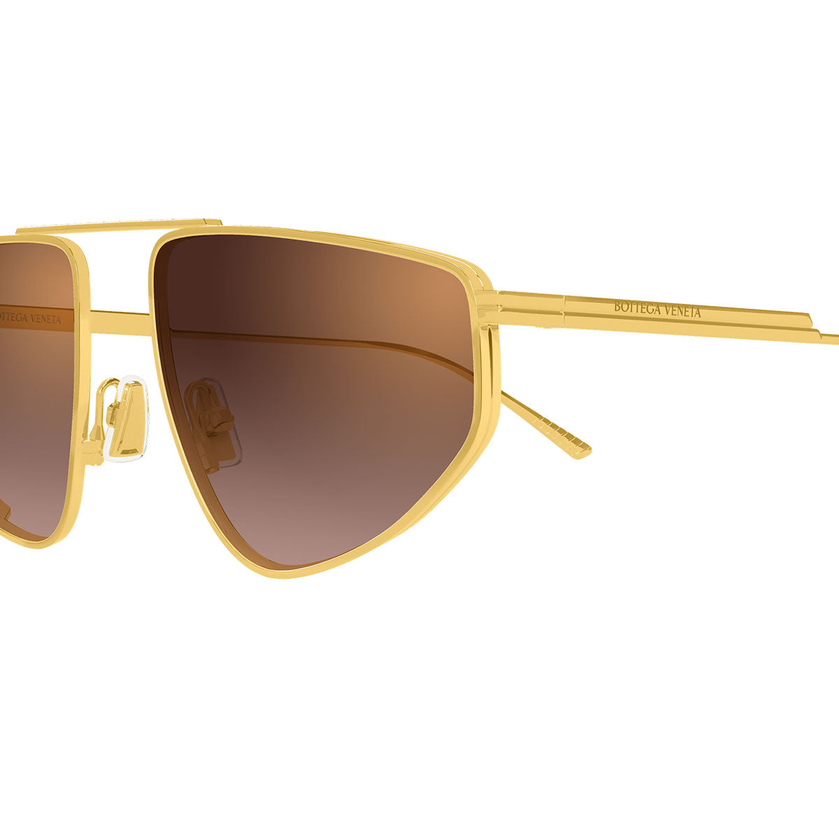 Bottega Veneta Occhiali da Sole BV1466S 004 Oro/Marrone Donna