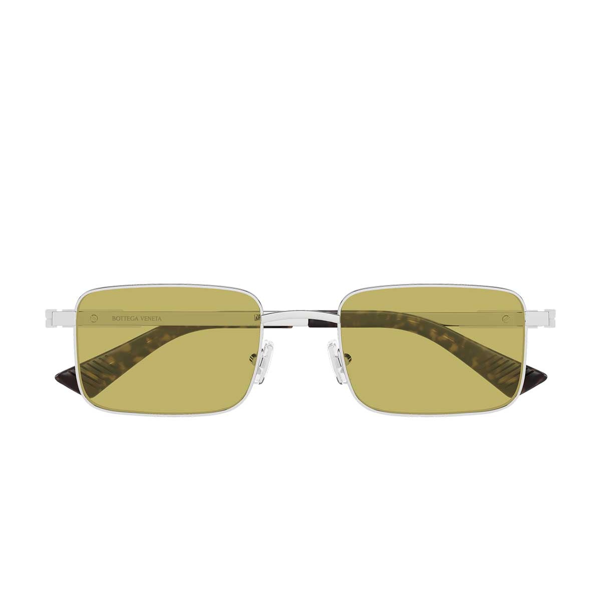 Bottega Veneta Occhiali da Sole BV1469S 003 Argento/Giallo Unisex