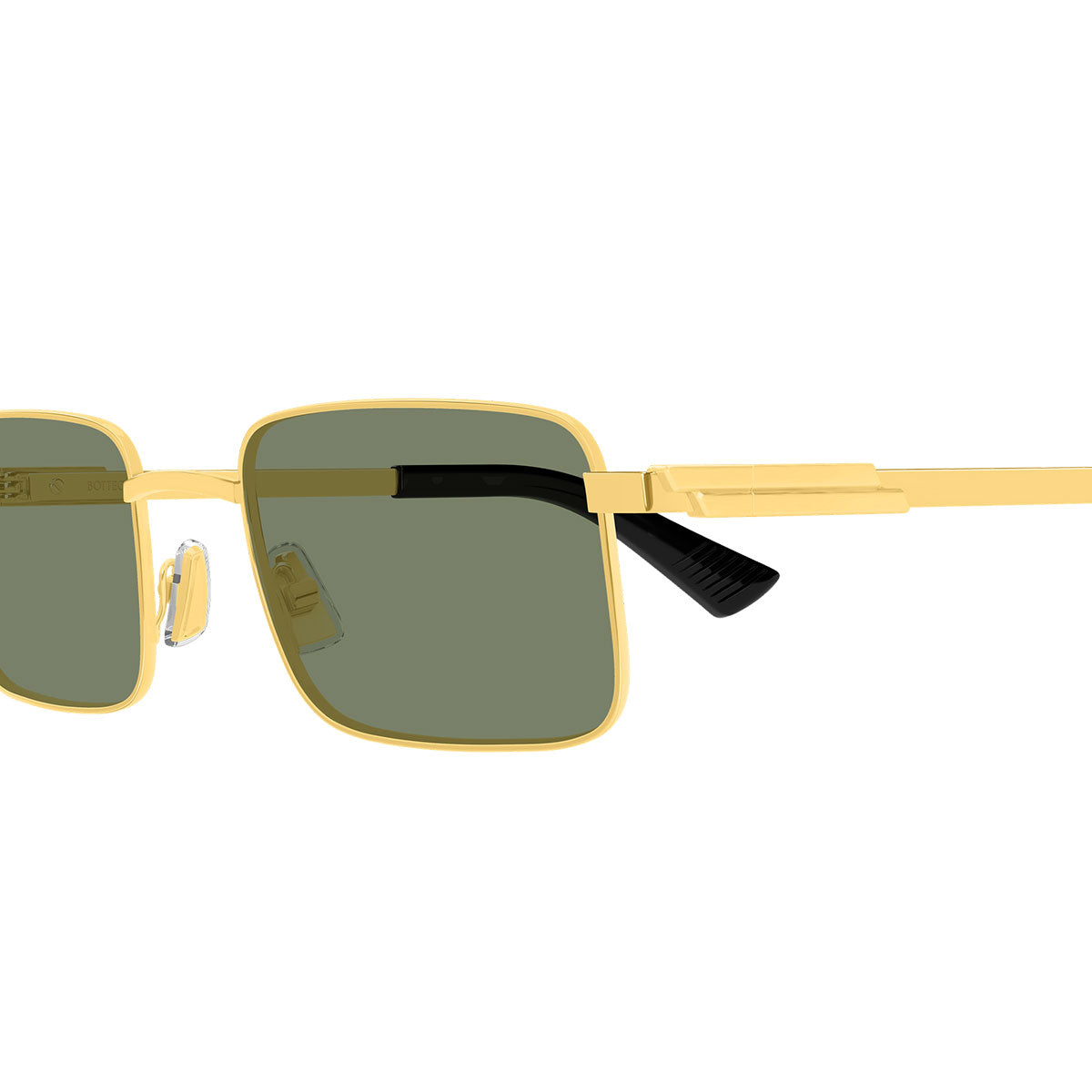 Bottega Veneta Occhiali da Sole BV1469S 004 Oro/Verde Unisex