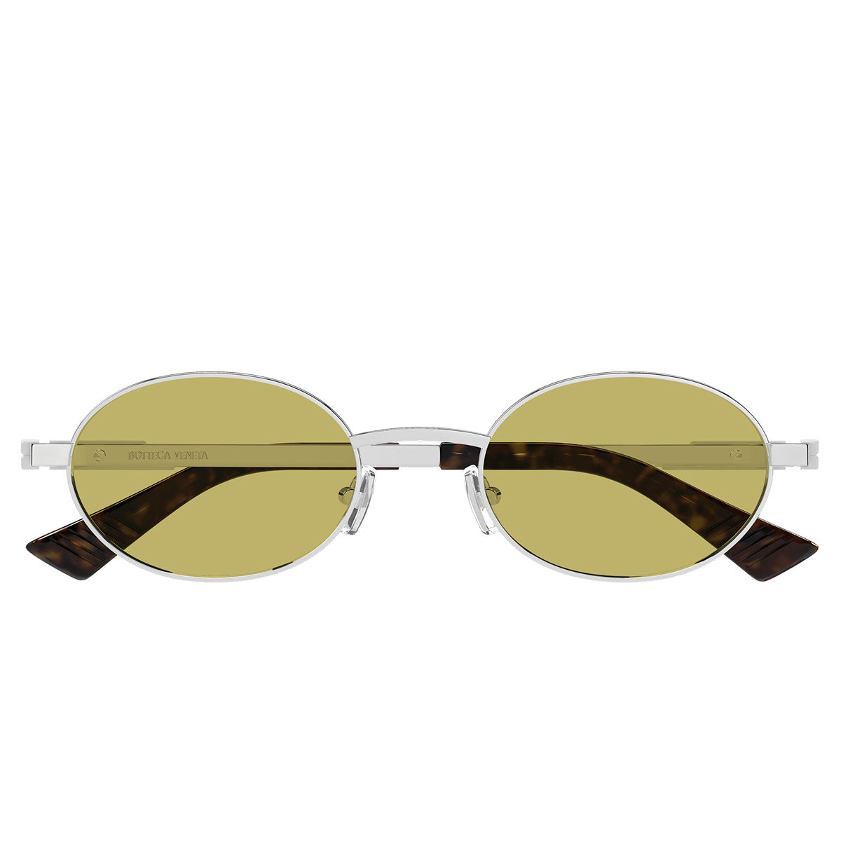 Bottega Veneta Occhiali da Sole BV1470S 003 Argento/Giallo Unisex