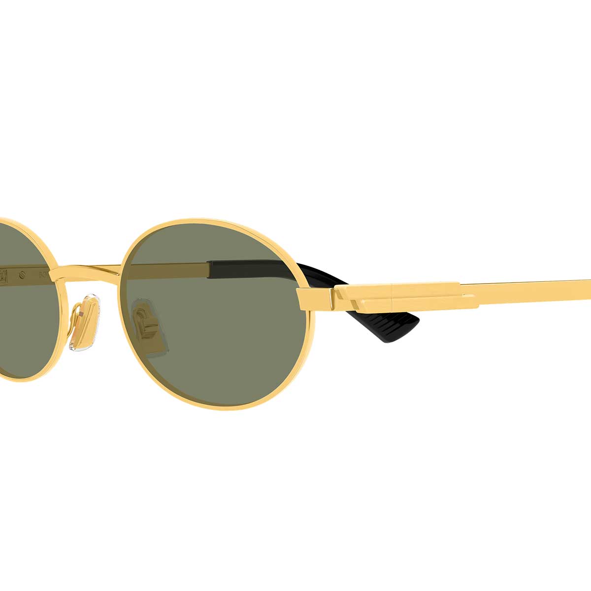 Bottega Veneta Occhiali da Sole BV1470S 004 Oro/Verde Unisex 3