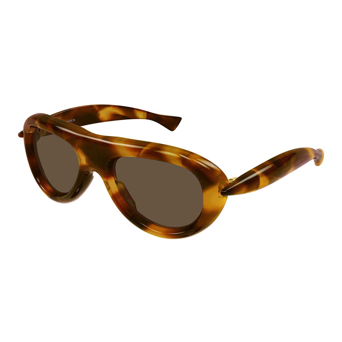 Bottega Veneta Occhiali da Sole BV1483S 002 Marrone/Marrone Unisex