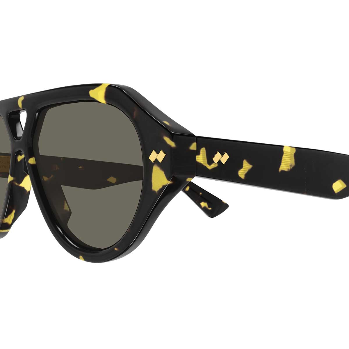 Bottega Veneta Occhiali da Sole BV1485S 002 Marrone/Marrone Unisex 3