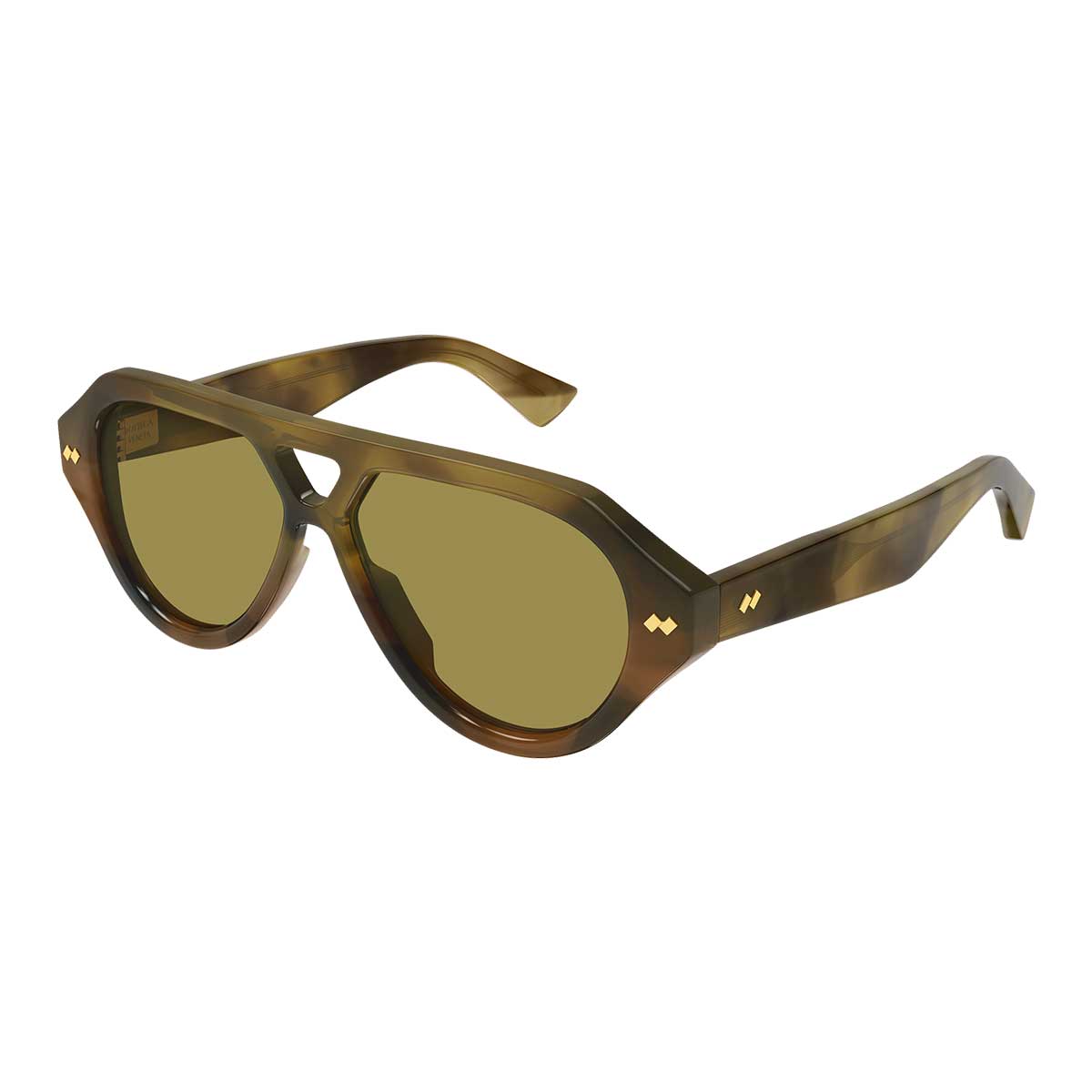 Bottega Veneta Occhiali da Sole BV1485S 003 Marrone/Marrone Unisex