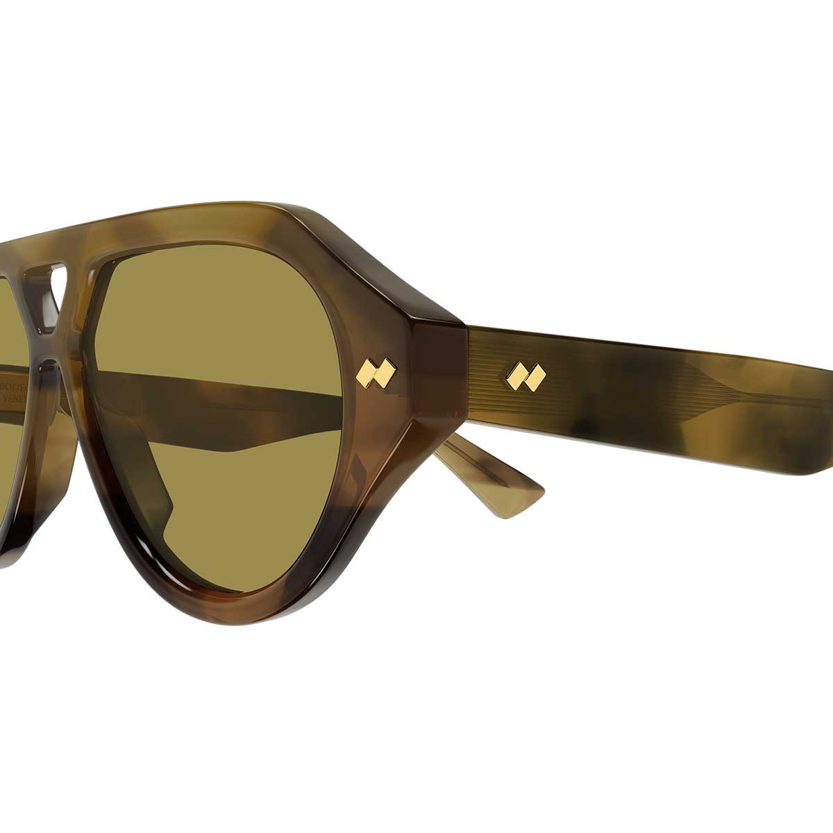 Bottega Veneta Occhiali da Sole BV1485S 003 Marrone/Marrone Unisex