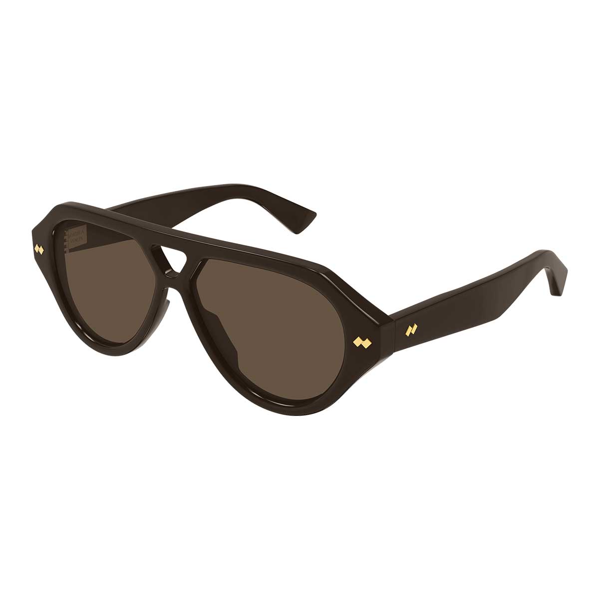 Bottega Veneta Occhiali da Sole BV1485S 004 Marrone/Marrone Unisex