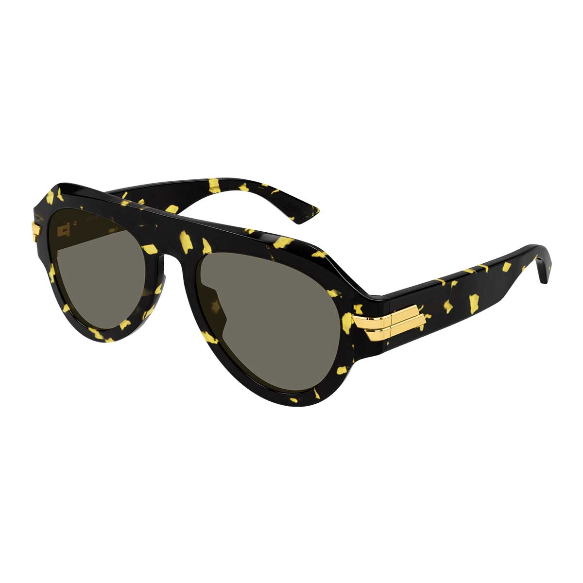 Bottega Veneta Occhiali da Sole BV1488S 002 Marrone/Marrone Unisex 2