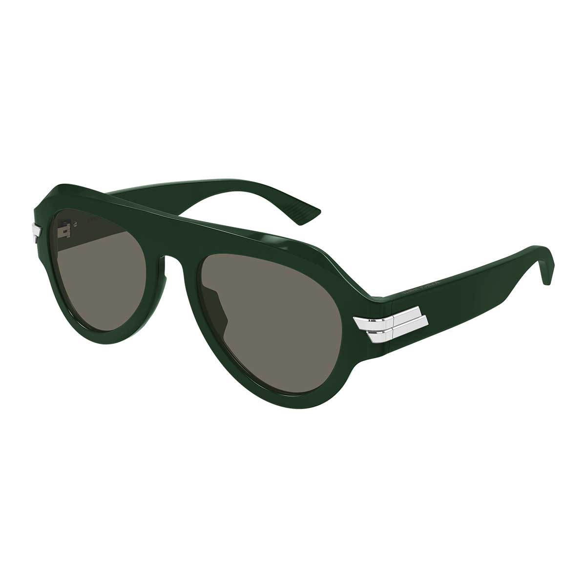 Bottega Veneta Occhiali da Sole BV1488S 005 Verde/Marrone Unisex 2
