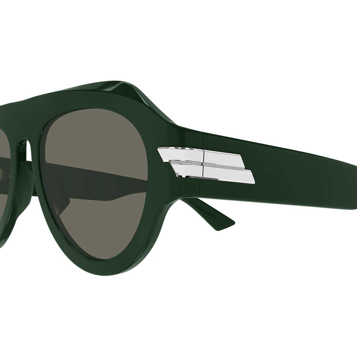 Bottega Veneta Occhiali da Sole BV1488S 005 Verde/Marrone Unisex 3