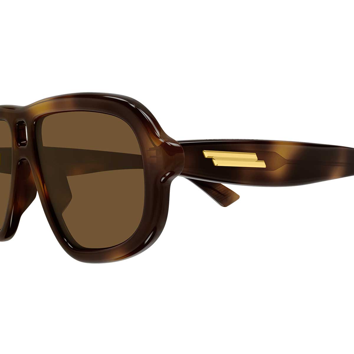 Bottega Veneta Occhiali da Sole BV1494S 002 Marrone/Marrone Unisex 3