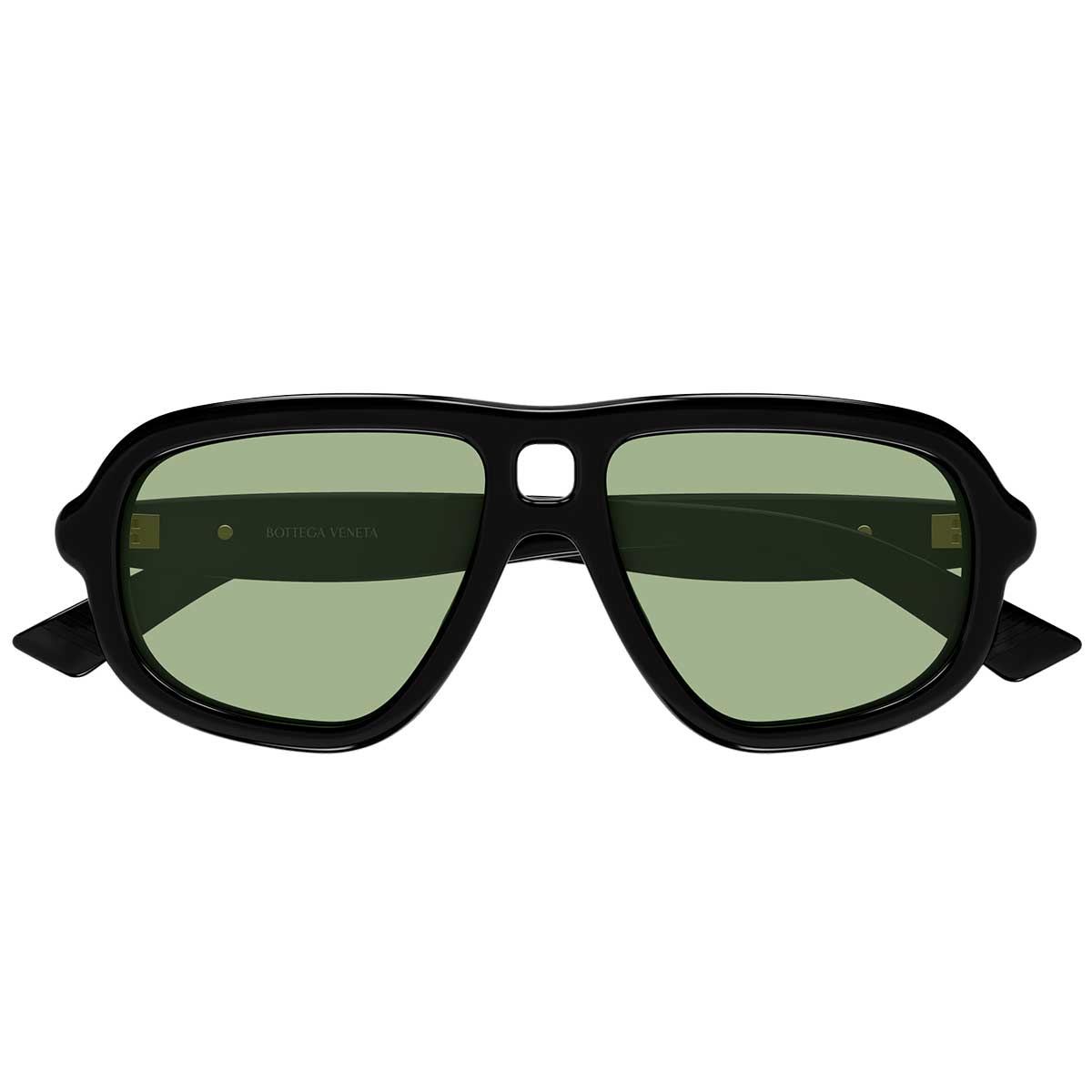 Bottega Veneta Occhiali da Sole BV1494S 003 Nero/Verde Unisex
