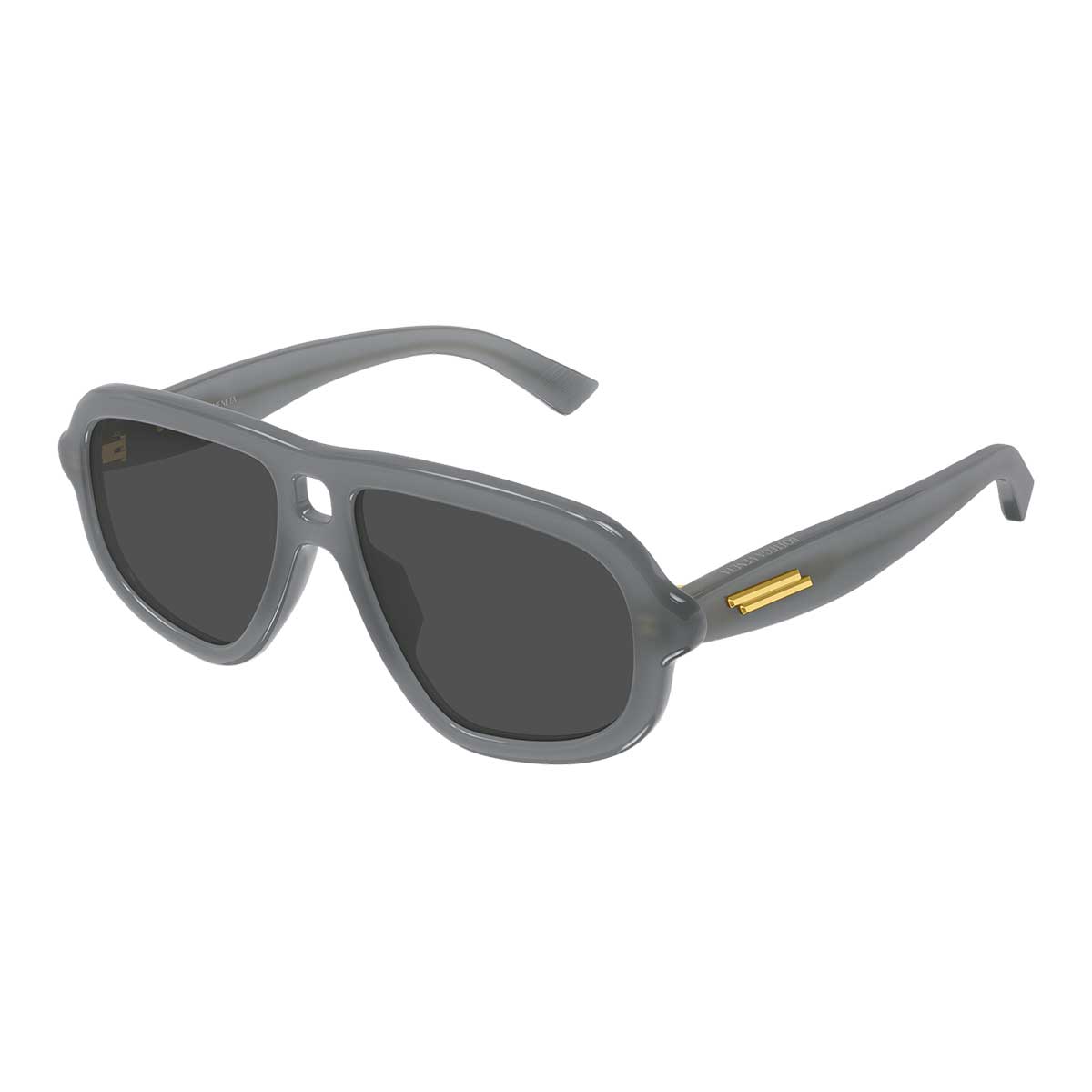 Bottega Veneta Occhiali da Sole BV1494S 004 Grigio/Grigio Unisex 2