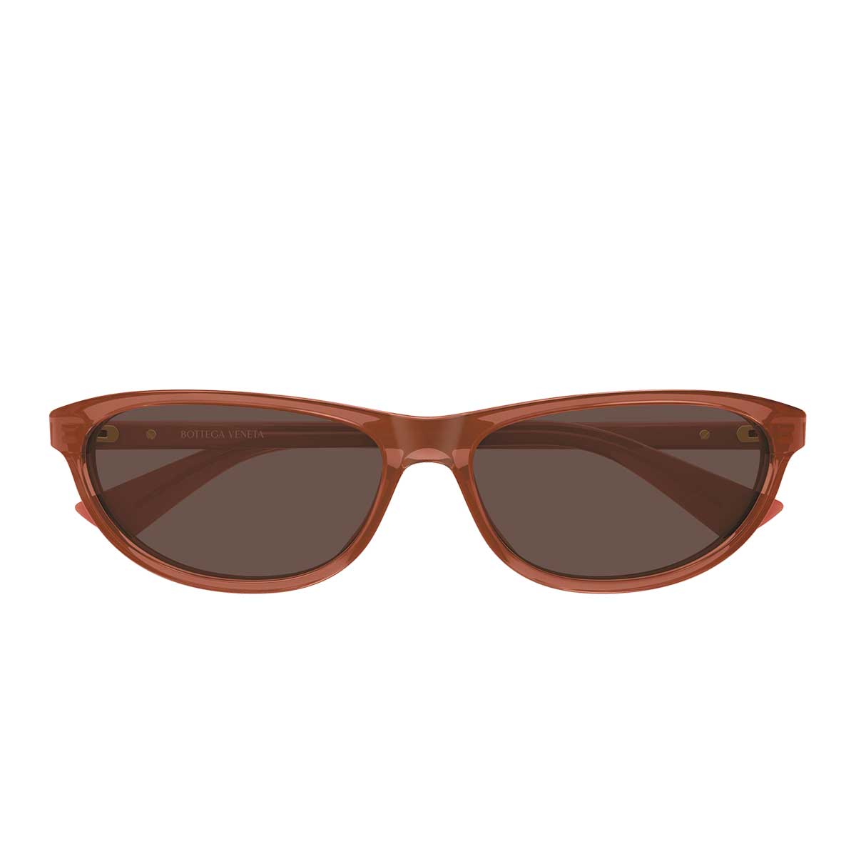 Bottega Veneta Occhiali da Sole BV1497S 004 Arancione/Marrone Unisex