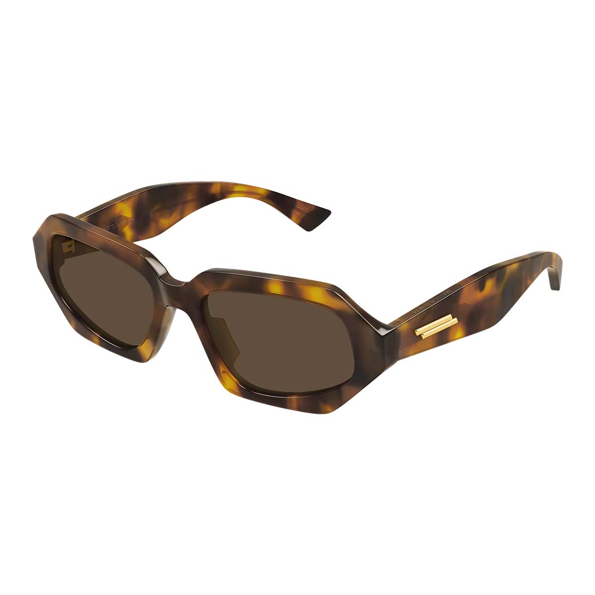Bottega Veneta Occhiali da Sole BV1502S 002 Marrone/Marrone Unisex 2