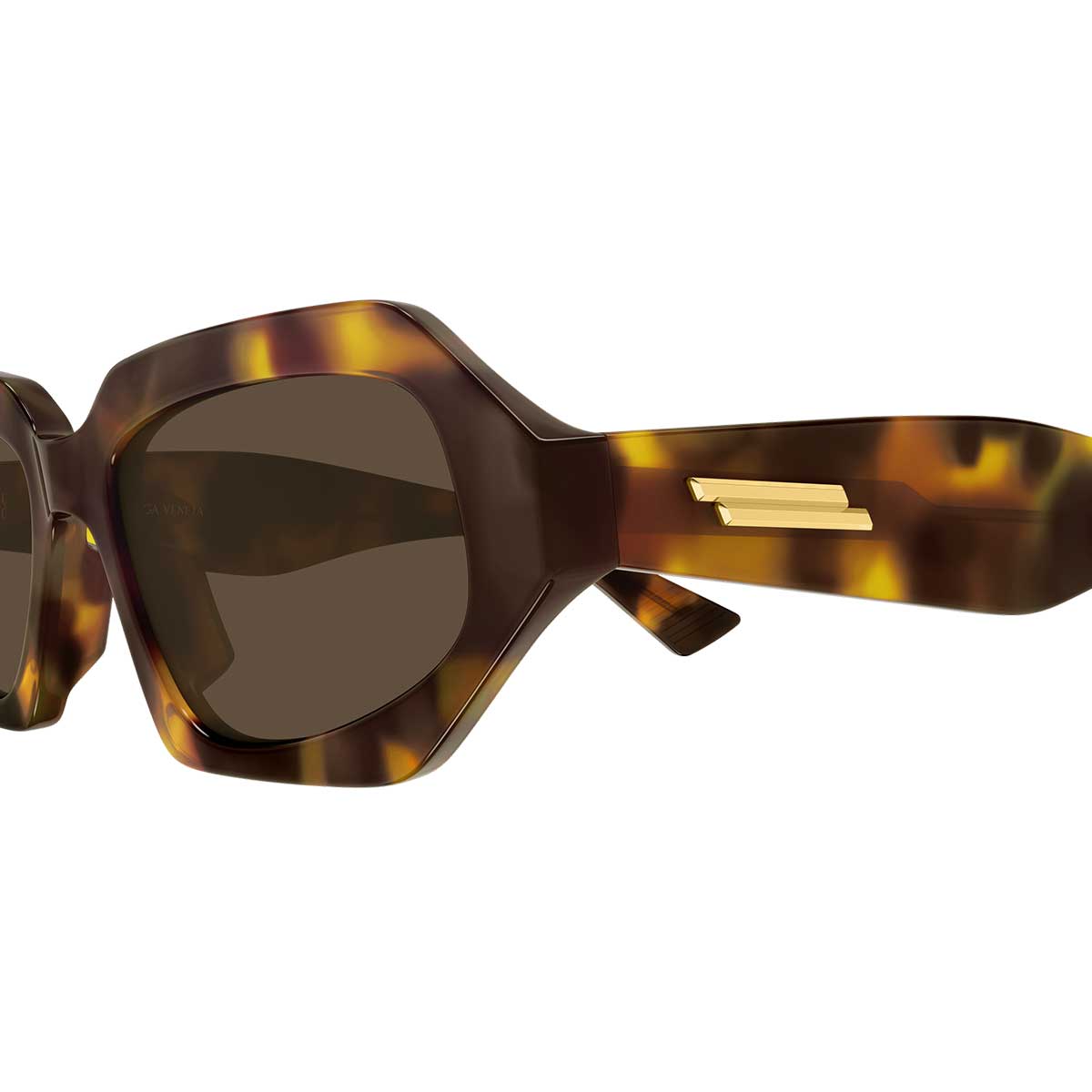 Bottega Veneta Occhiali da Sole BV1502S 002 Marrone/Marrone Unisex 3