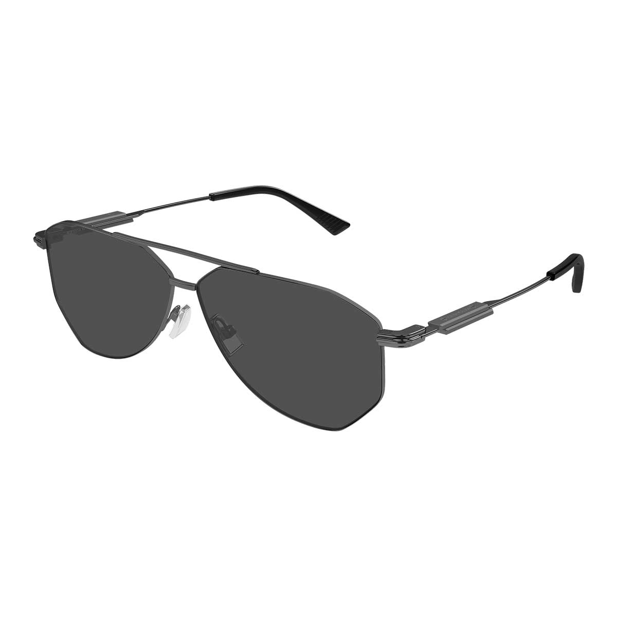 Bottega Veneta Occhiali da Sole BV1508S 001 Rutenio/Grigio Unisex