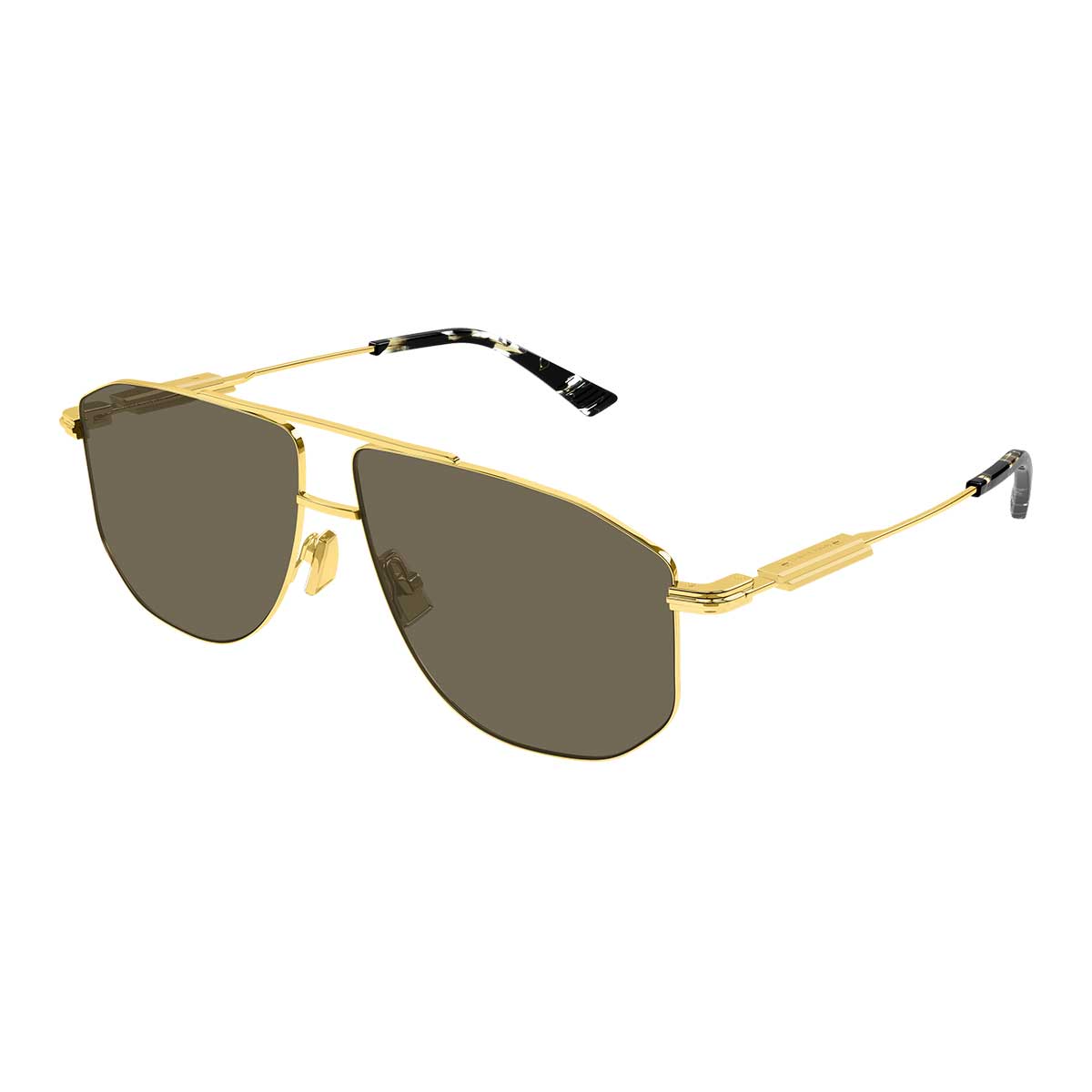 Bottega Veneta Occhiali da Sole BV1509S 003 Oro/Marrone Unisex 2
