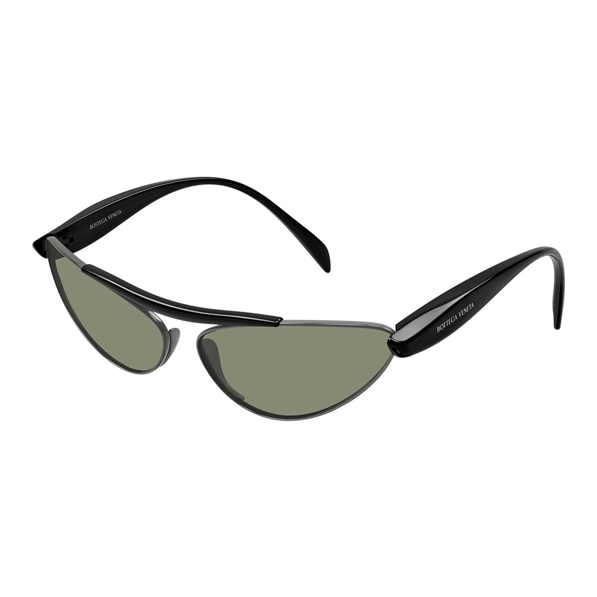 Bottega Veneta Occhiali da Sole BV1529S 001 RutenioNero/Verde Donna 2
