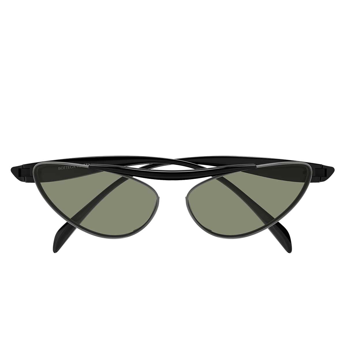 Bottega Veneta Occhiali da Sole BV1529S 001 RutenioNero/Verde Donna